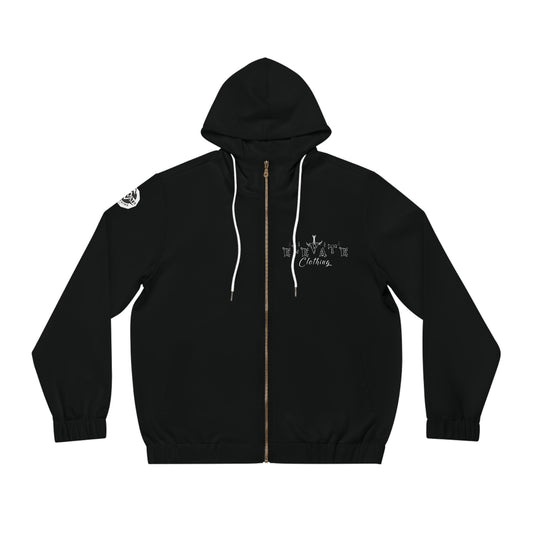 Men’s Elevate (Climb to the top) Full-Zip Hoodie - Black